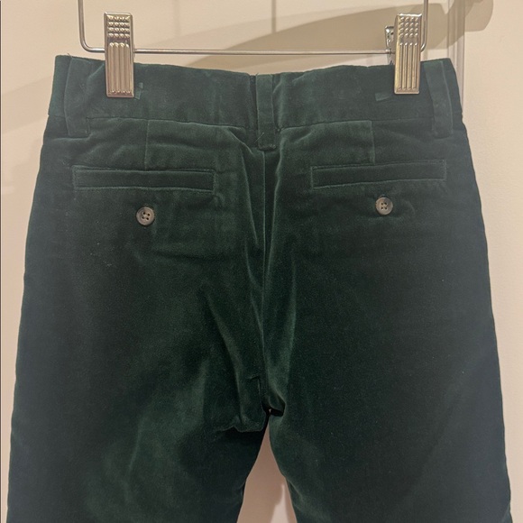 Janie and Jack Boys Velvet Pants in Deep Green size 3 - Picture 7 of 9